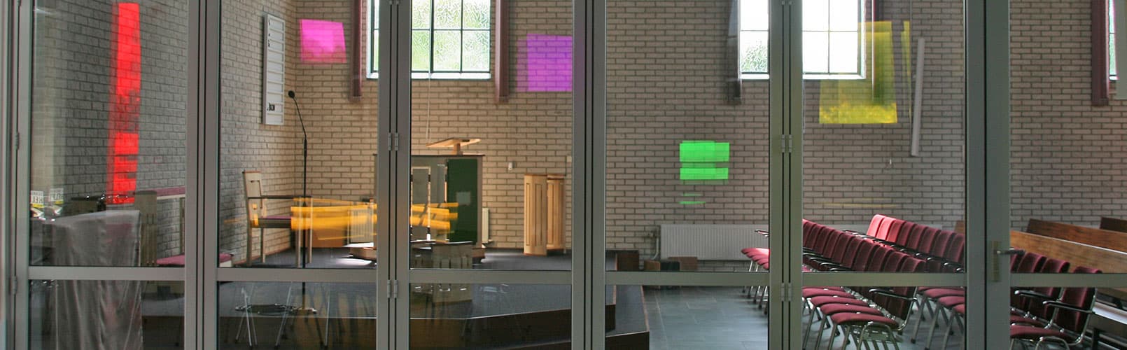 De kerk vauit de lichtkring